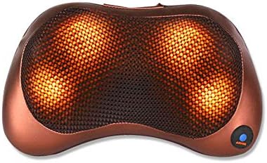 Electric Neck Massager, Multi-Function Neck Shoulder Back Waist Massage Pillow Finger Pressure Relieve Muscle Pain Deep Tissue Body Massage for Home Office Car