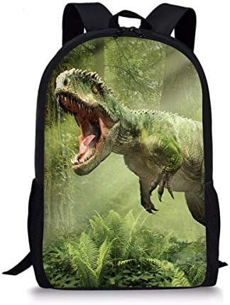 spArt 16-Inch Children Animal School Bag Dinosaur Backpack for Boys Girls Awkward and Annoy T-rex