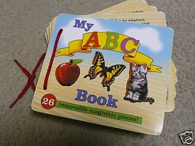 My ABC Book (26 Removable Magnetic Pieces! Melissa & Doug's Classic Wooden Toys) by Melissa & Doug's Classic Wooden Toys (Hardcover)