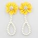 Vimbo Pearl Barefoot Sandals, 7 Pairs Adorable Baby Girl Barefoot Sandals - 7 Pairs of Lovely Flower Foot Jewelry for 3 Months to 4 Years Old