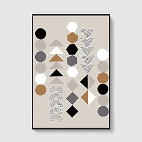 Framed Home Artwork Nordic Style for Living Room Bedroom