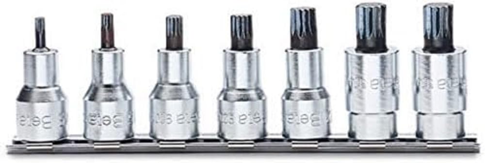Beta 9200579 Model 920 XZN/SB7 Socket Drivers with Xzn Profile for Item 920xzn On Support, 1/2 Drive, 7 Pieces