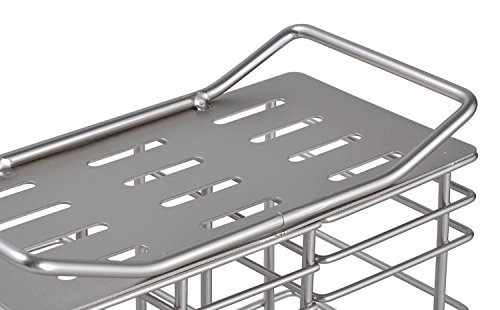 ECROCY Extra Large Stainless Steel Toothbrush Holder - Bathroom Office Kitchen Multi-functional Organizer Stand Rack - 6 Slots for Toothbrush, Toothpaste, shaver, comb, facial cleanser - Thumbnail 5