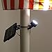Mini 120X Solar Flag Pole Light