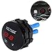 WINOMO Digital Voltmeter Display Universal Voltage Meter for DC 12V-24V Car Motorcycle Auto