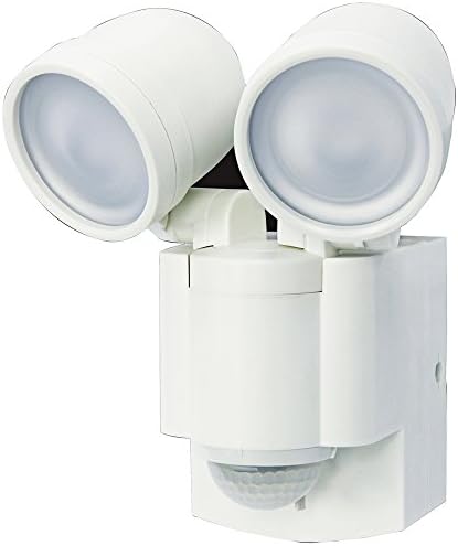 Battery Operated Motion Sensor Twin LED Light (140? Motion Sensor) (White)