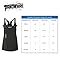 Panoware Women's Funny Workout Tank Top | I Workout to Burn Off The Crazy, Vintage Black, Medium