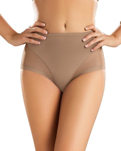 Leonisa Women's Super Comfy Control Shapewear Panty, Brown, X-Large