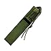 WOWOWO Combat Tactical Knife for Outdoor Camping Survivor with Nylon Sheath Fixed Blade