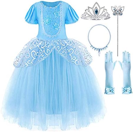 Girls Princess Costume Princess Party Dress Up