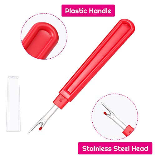 image for Cridoz 4 Pack Assorted Sizes Hand Sewing Needles with Needle Threader 
