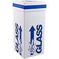 Dynalon 797035 Medium Floor Model Laboratory Glass Disposal Box, 12" Length x 12" Width x 20" Height (Case of 6)