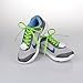 Flammi LED Nylon Shoelaces Light Up Glow in The Dark for Party Dancing Skating (Green)