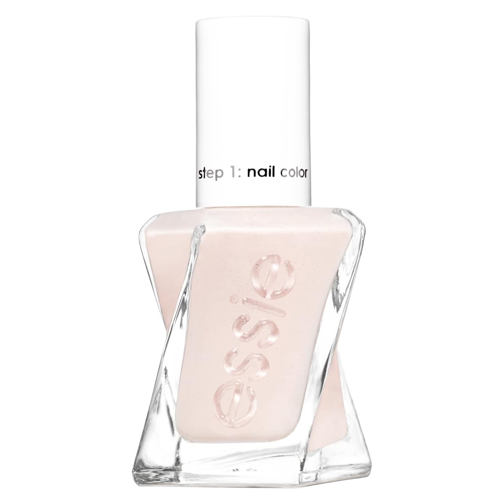 Essie Gel Couture Longlasting High Shine No UV Lamp Required Nail Polish Vanilla White Colour, Shade 502 Lace Is More 13.5 ml