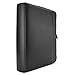 DALIX Professional Portfolio Padfolio Organizer File Divider with Calculator Notepad 3-Ring Binder