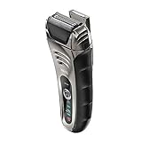 Wahl Speed Shave Rechargeable Lithium Ion Wet/Dry Waterproof Facial Hair Shaver with Speedflex Precision Foils #7069-100