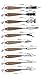 Togood 10pcs Stainless Steel Spatula Palette Knives For Artists, Art Tools For Oil Painting Acrylic Mixing Special Effects, Wooden handle