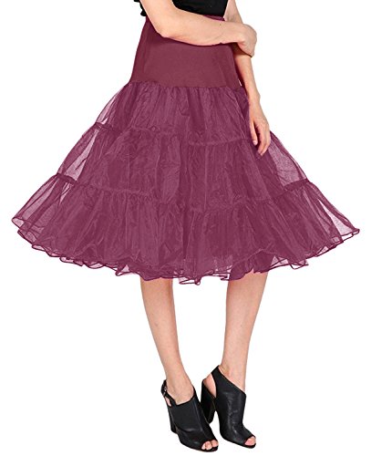 Dressystar women 50 s vintage rockabilly petticoat net underskirt…