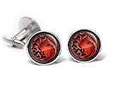 Targaryen Cufflinks, Game of Thrones Tie Clip, Dragon Jewelry, Game of Thrones Wedding Party Gifts, Groomsmen Gift