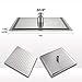 Yodel Faucet 12 Inch Rain Shower Head Brushed Nickel 304 Stainless Steel High Pressure Rainfall Showerhead Ultra Thin Water Saving