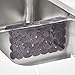 iDesign Pebblz Vinyl Sink Saddle, Glassware Protector for Kitchen, Bathroom Pots, Pans, Dishes, 11.5