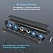 BESTISAN 100 Watt Home Theater System 2.1 Channel with Built-in Subwoofer, Bluetooth 5.0 and Wired Connections Sound Bars for TV (32 Inch, 3 Equalizer Modes, Bass Adjustable, Wall Mountable, Deep Bassthumb 1