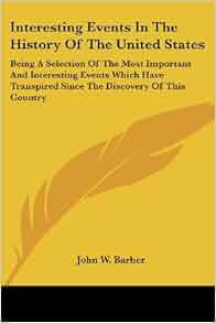 Amazon.com: Interesting Events In The History Of The ...