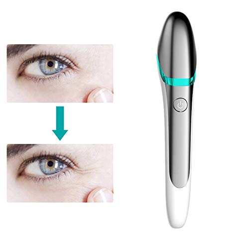 40℃ EMS Heated Eye Massager, Anti-Aging Galvanic Facial Massager Bar, Rechargeable Eliminate Wrinkles,High-Frequency Vibration - Relieve Your Dark Circles, Blackheads and Puffiness Perfectly