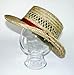 Dorfman Pacific Mens Rush Straw Lightweight Casual Wide Brim Gambler Hat