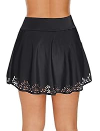 Bañador de encaje con falda de crochet para dama