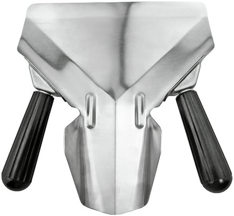 Foodservice Essentials FFB-D Stainless Steel Commercial French Fry Bagger, Dual Handle