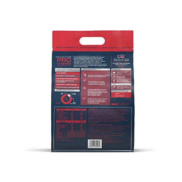 SCI-MX-Nutrition-Pro-V-Gain-Protein-Powder-Plant-Based-22-kg-Chocolate-49-Servings SCI-MX Nutrition Pro V-Gain Protein Powder, Plant Based, 2.2 kg, Chocolate, 49 Servings