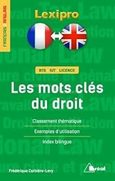 Les  mots clés du droit