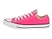 Converse Unisex Chuck Taylor All Star Low Top Pink Pow Sneakers - 7 B(M) US Women / 5 D(M) US Men