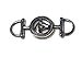 2 Pack of Equestrian Horse Connector - Rope Bracelet Making Connect Charm - Old School Geekery Brand - Great for Use with Midwest Cord 550 Paracord and Leather Cord