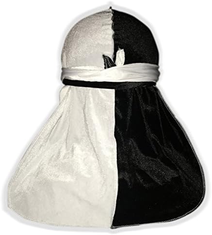 Snatched Flames Velvet Du-Rag-Premium Quality-Wave Cap Long Straps