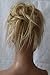 CAISHA XXL Hairpiece Scrunchie Updo Voluminous Slightly Wavy Messy Bun Light Blonde Mix G22F
