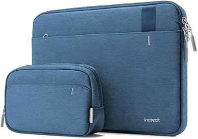 360° Protection Housse 13 Pouces, Antichoc, Bleu Denim