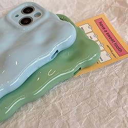 UEEBAI Case for iPhone 15 6.1 inch, Cute Solid