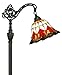 Tiffany Style Floor Lamp Arched Adjustable 62