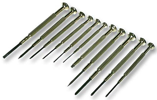 Duratool D00394 Precision Screwdriver Set, 11 Piece