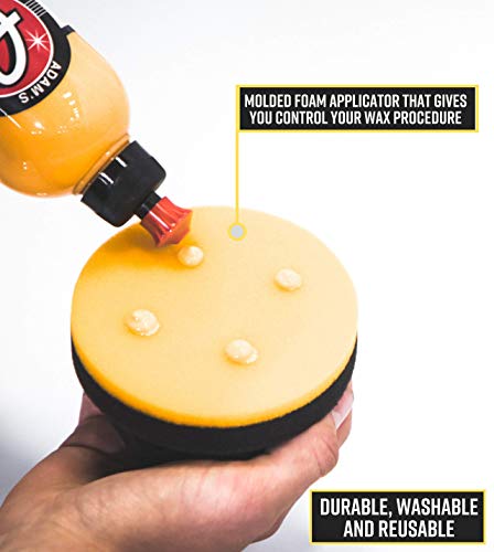 image for Adam's Polishes Adam's Yellow Waxing Hex Grip Applicator - Applicator 