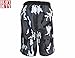 RAD MMA Fight Shorts Grappling Short Kick Boxing Cage Fighting Shorts White and Green Camo (X-Large, White Camo)