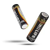 Hohm Life INR+ 18650 3.7V Li-CoMaNi 3077mAh 36.3A High Drain Rechargeable Li-ion Battery Flat Top (2-Pack)