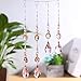 Chandelier Crystal Ornaments Drop Prisms Pendants Crystal Beads Garland Strands Suncatcher for Home, Office, Christmas/Wedding Decoration - 4Pcs (Candy Pink)