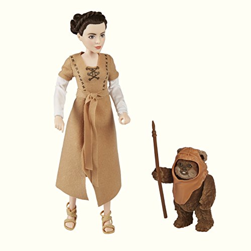 Hasbro Star Wars C1631EU4 "Die Mächte des Schicksals 11" Lea & Ewok" Action Puppen Spielset – Bild 4
