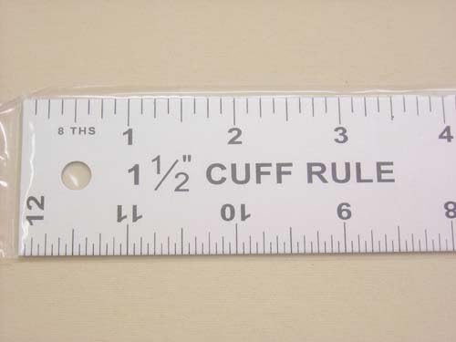 Lance Cuff Ruler 12" x 1 1/2"
