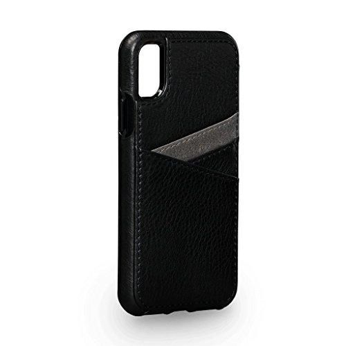 Sena Bence Lugano Wallet Leather Cell Phone Case For Iphone X Xs - Black
