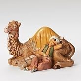 Fontanini Ox Family Nativity Set - 5 Inch Hand Painted Polymer Figures (3 Piece Set)