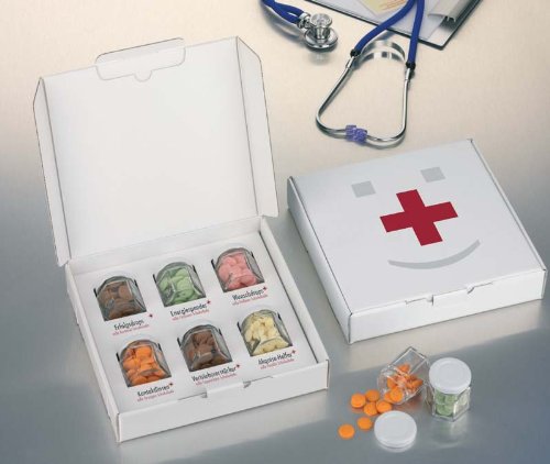 Erste Hilfe Box Schokobons Schokodrops